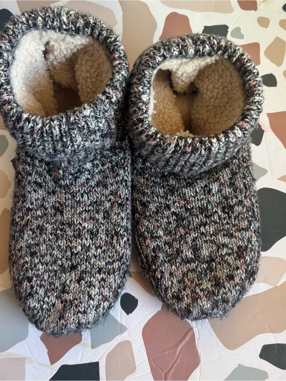 Bombas Sherpa-Lined Bootie Gripper Slippers